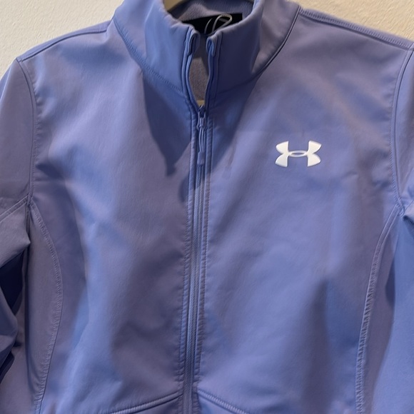 Under Armour Women's ColdGear Shield Jacket Storm Infrared Medium​ - Picture 3 of 13